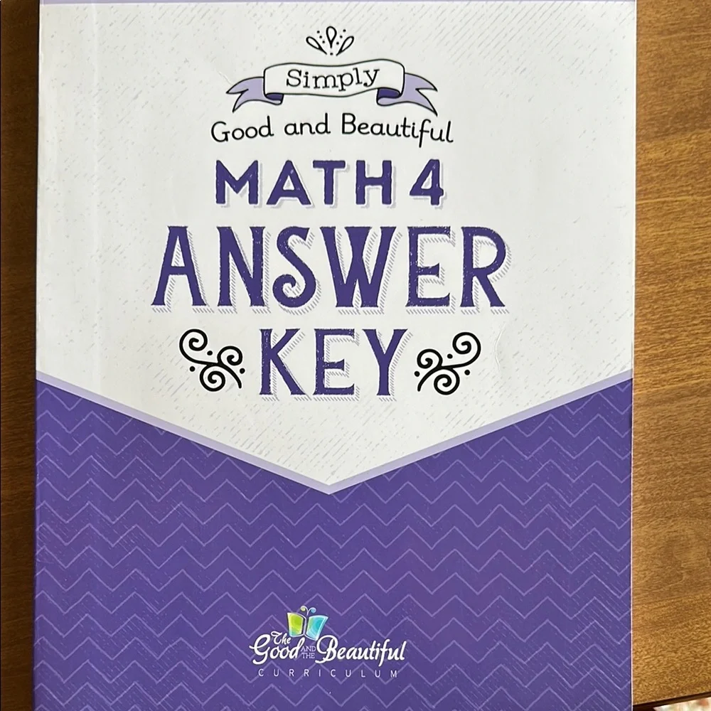 Math 4 Answer Key - Picture 1 of 1